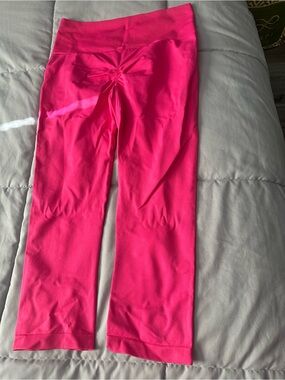 Homma HotPink Stretch Capri leggings  - Brand:Homma